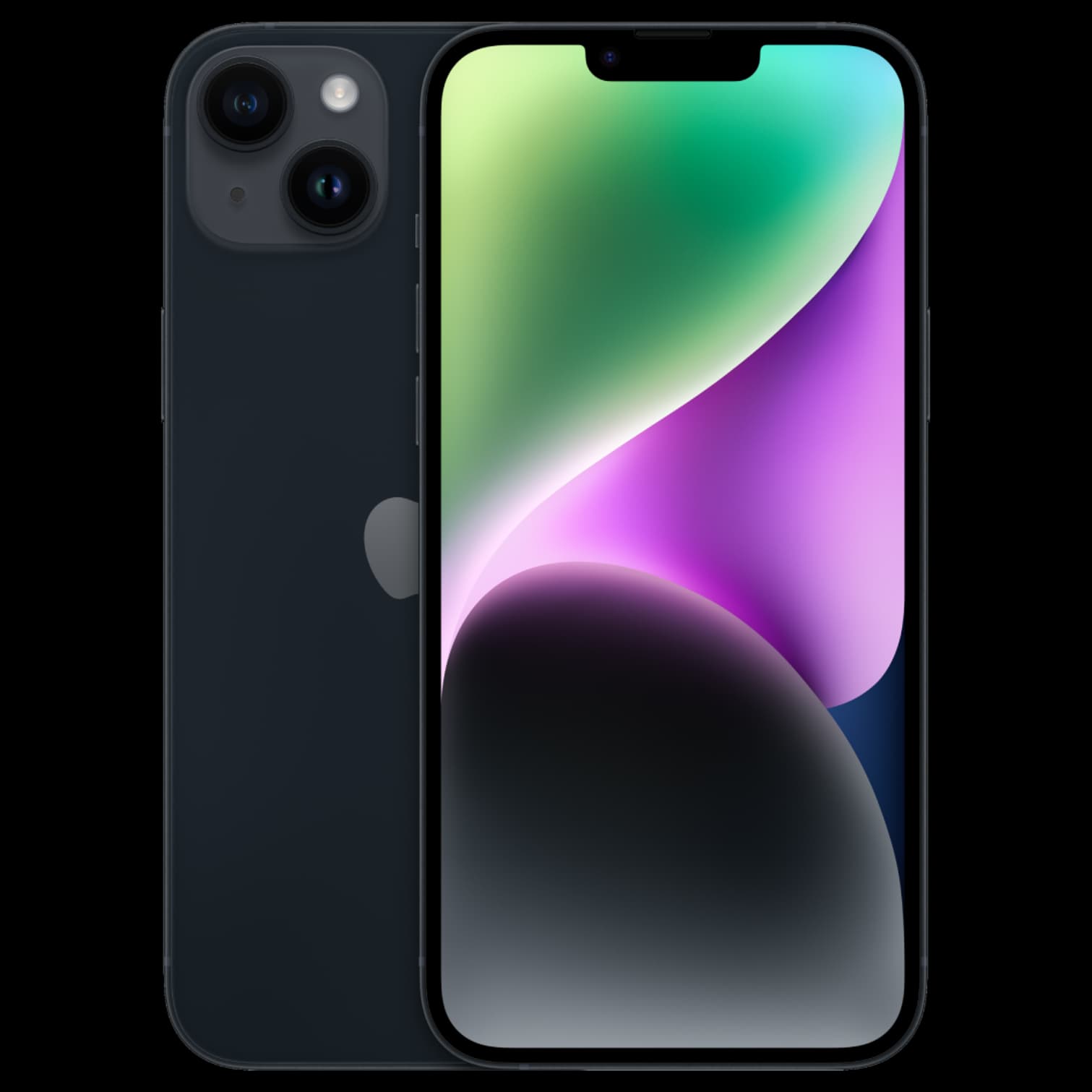 iPhone 14 Plus 128 GB Zwart — Licht gebruikt · Marge