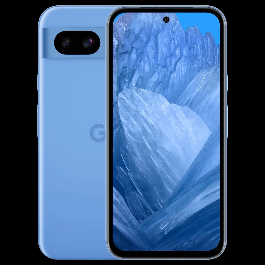 Google Pixel 8a 128 GB Blauw — Licht gebruikt · Met BTW